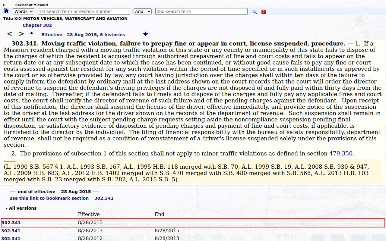 Knox County traffic warrant statutory compliance process