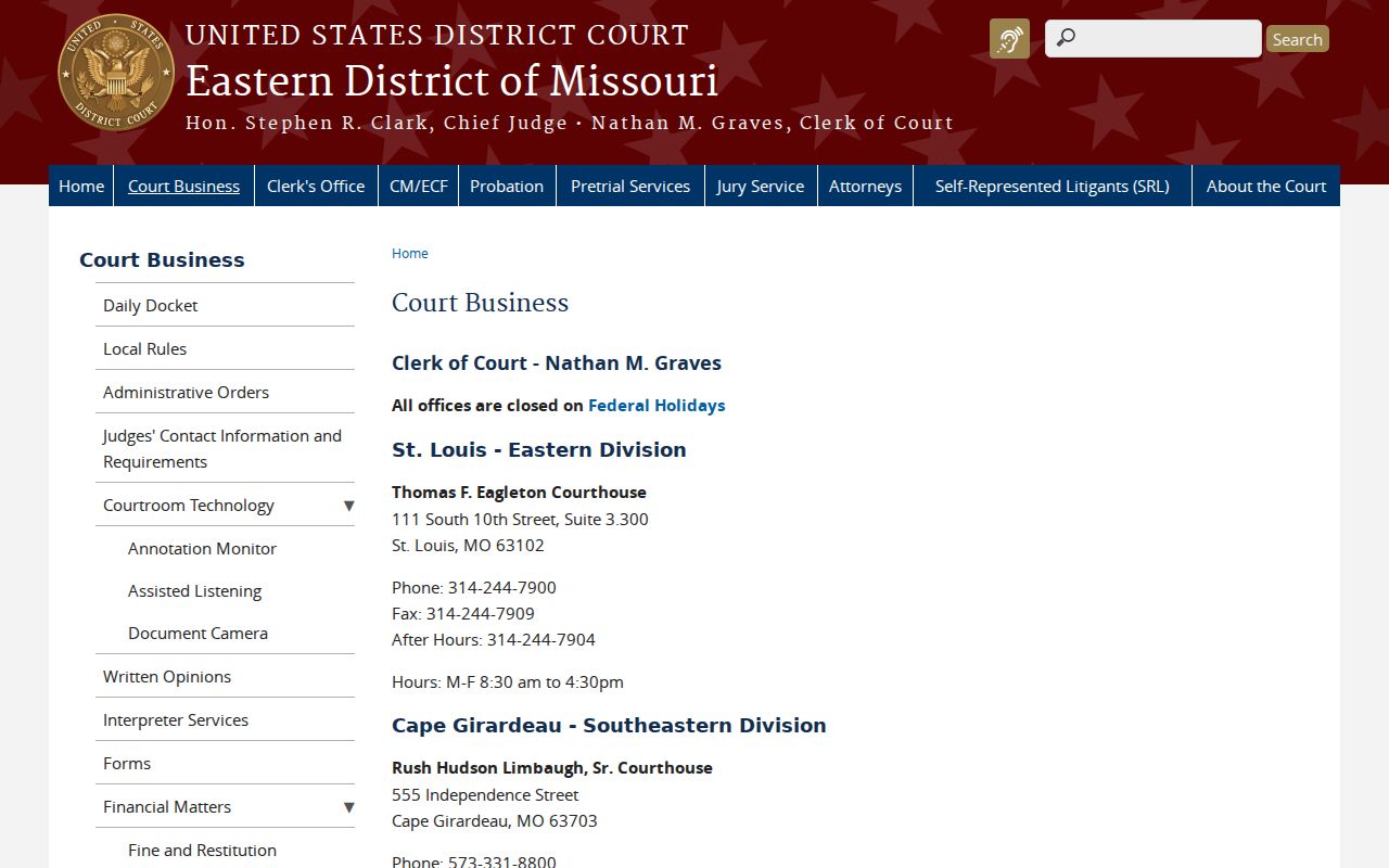 Knox County arrest warrant federal court distinction