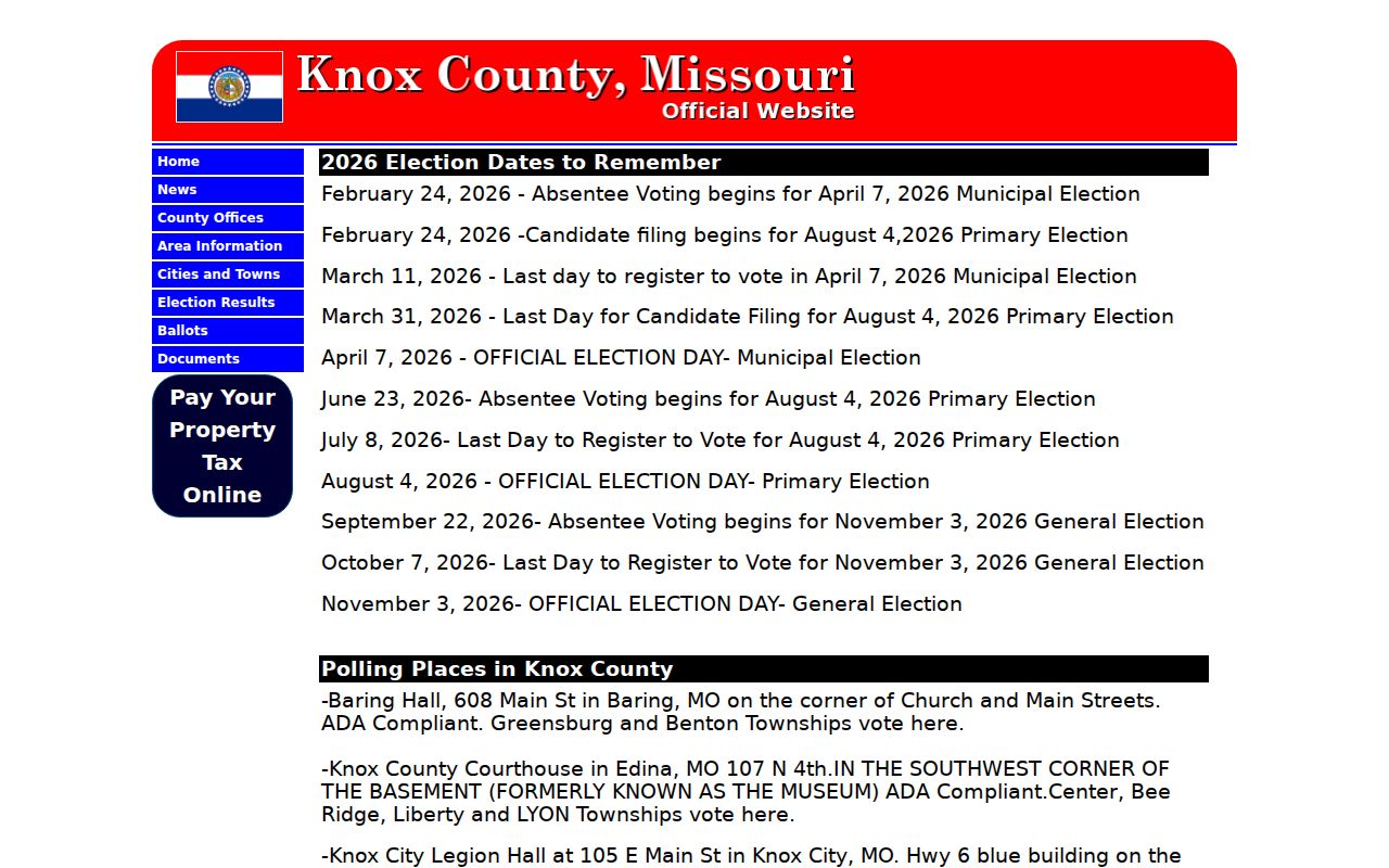 Knox County most wanted civic source page