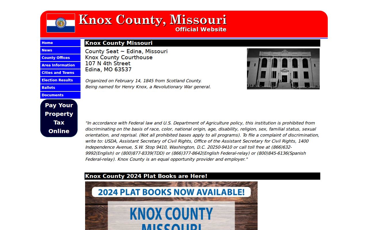 Knox County courthouse for warrant record contacts